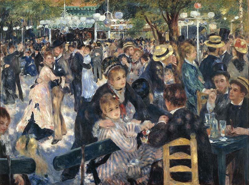 Pierre-Auguste Renoir Dance at Le Moulin de la Galette oil painting picture
